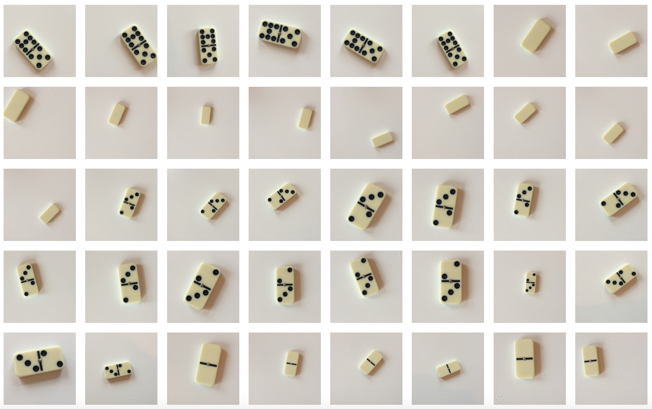En klassificeringsmodell för dominobrickor